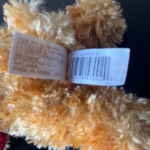 Dan Dee Christmas Reindeer Deer Moose Red Antlers & Scarf Stuffed Plush Animal - Picture 8 of 11